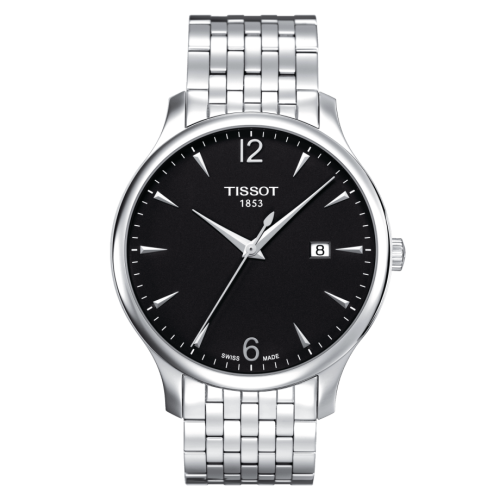 Tissot Tradition Stainless Steel / Black / Bracelet